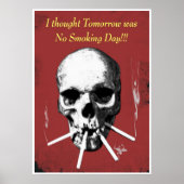 Rauchschädel Poster (Vorne)