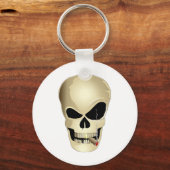 Rauchschädel Schlüsselanhänger (Vorderseite)