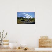 Rauchschneeoberseite Poster (Küche)