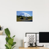 Rauchschneeoberseite Poster (Heimbüro)