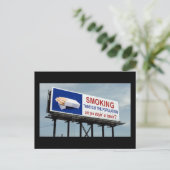 Rauchschutz - postkarte (Stehend Vorderseite)