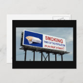 Rauchschutz - postkarte (Vorne/Hinten)