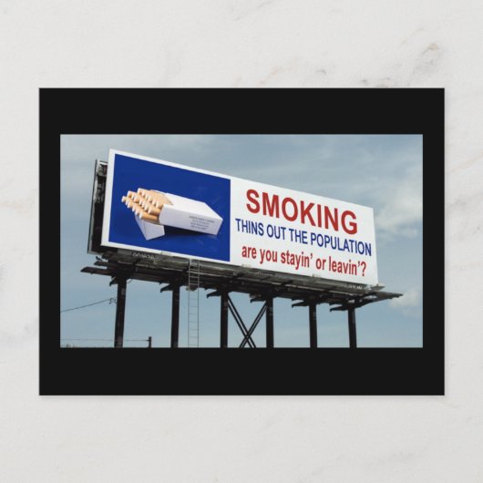 Rauchschutz - postkarte (Vorderseite)