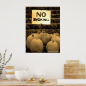 Rauchschutzpumpen - Sepiaton Poster (Küche)