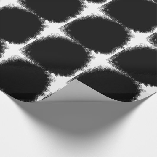 Rauchschwarz Geschenkpapier (Ecke)