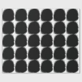 Rauchschwarz Geschenkpapier (Flach)