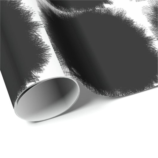 Rauchschwarz Geschenkpapier (Rolleneckpunkt)