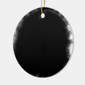 Rauchschwarz Keramikornament (Links)