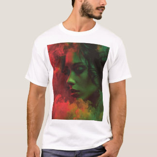 Rauchsignal – Traumlicht-Profil in Rot und Grün T-Shirt