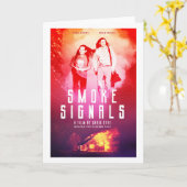 Rauchsignale alternative Filmplakat Karte (Gelbe Blume)