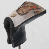 Rauchsignale: Lakota-Indianerschiff sitzt Bull Golf Headcover (3/4 Vorderseite)