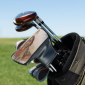 Rauchsignale: Lakota-Indianerschiff sitzt Bull Golf Headcover (In Situ)