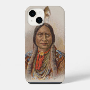 Rauchsignale: Lakota-Indianerschiff sitzt Bull iPhone 14 Hülle