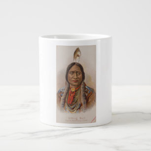 Rauchsignale: Lakota-Indianerschiff sitzt Bull Jumbo-Tasse