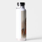 Rauchsignale: Lakota-Indianerschiff sitzt Bull Trinkflasche (Rechts)