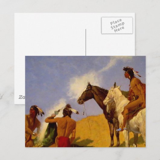 Rauchsignale Postkarte (Vorne/Hinten)