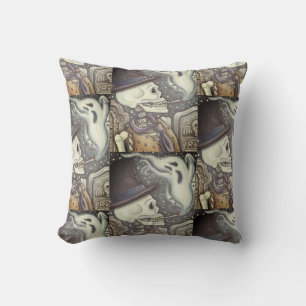 RAUCHSKELETON, FRIEDHOF-GHOST-PILLOW KISSEN