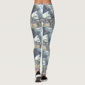 RAUCHSKELETON, FRIEDHOF GOTH SKELLY LEGGINGS (Rückseite)