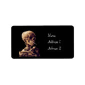 Rauchskelett von Van Gogh Adressaufkleber (Vorne)