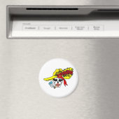 RAUCHSKULL PIRATE MIT ROSE HAT TATTOO ART PRIN MAGNET (In Situ (Geschirrspüler))