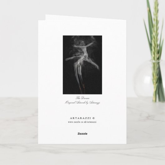 Rauchtänzer Karte (Rückseite)