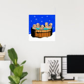 RAUCHTERRIERE IN DER KLEINEN KLEINE POSTER (Heimbüro)