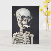 Rauchverbot Glückwunsch Karte (Gelbe Blume)