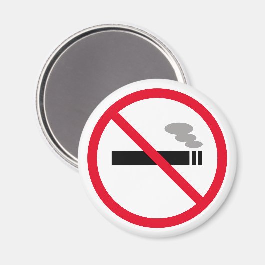 Rauchverbot Magnet (Vorderseite/Rückseite)