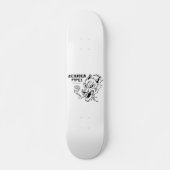 Rauchwolf-Skate Deck Skateboard (Vorne)