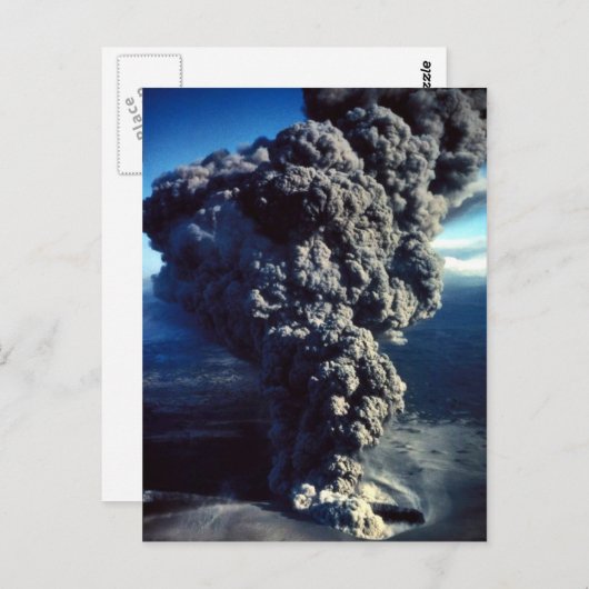 Rauchwolkan Postkarte (Vorne/Hinten)
