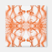 Rauchwolken auf weiß magnet (Vorne)