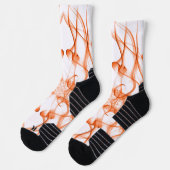 Rauchwolken auf weiß socken (Links)
