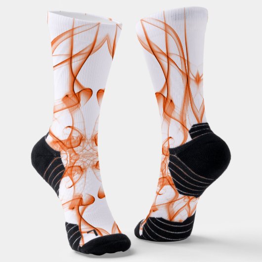Rauchwolken auf weiß socken (Gewinkelt)