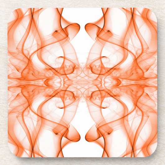 Rauchwolken auf weiß untersetzer (Vorderseite)