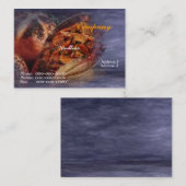 Rauchwurst-Visitenkarte Visitenkarte (Vorne/Hinten)