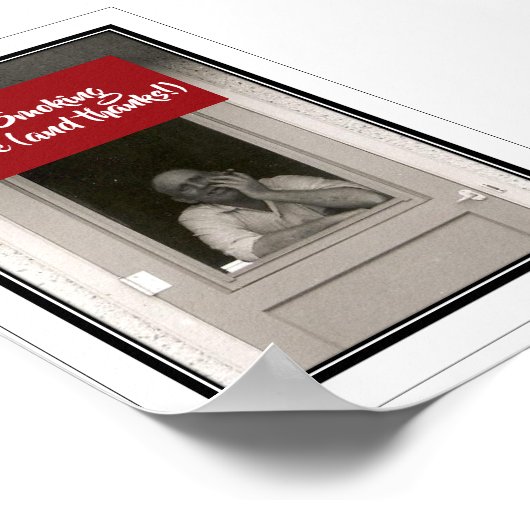 Rauchzeichen Poster (Ecke)