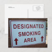 Rauchzeichen Postkarte (Vorne/Hinten)