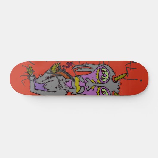 Rauchziege Skateboard (Horizontal)