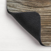 raue alte Holzplanke Mousepad (Ecke)