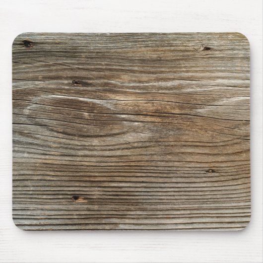 raue alte Holzplanke Mousepad (Vorne)