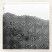 raue Berge Glasuntersetzer (Vorderseite)