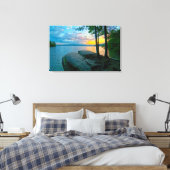 raue Berge Leinwanddruck (Insitu (Schlafzimmer))