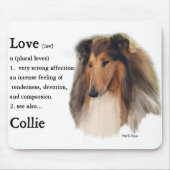 Raue Collie-Geschenke Mousepad (Vorne)