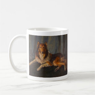 raue Collie-Tasse Kaffeetasse