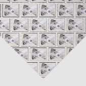 Raue Malerei Russells Terrier - ursprüngliche Seidenpapier (Ausschnitt)