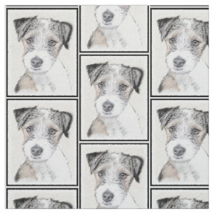 Raue Malerei Russells Terrier - ursprüngliche Stoff