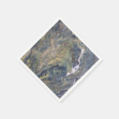 Raue Marmorwand Serviette (Ecke)