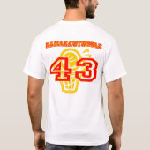 raue Reiter der Uni T-Shirt (Rückseite)