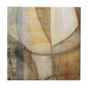 Raue strukturierte Erdton-Malerei Fliese