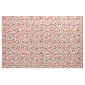 raue Vintage Blüten rosa Stoff (Fat Quarter (45,7 x 55,9 cm))